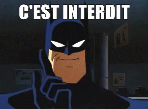 interdit batman.gif